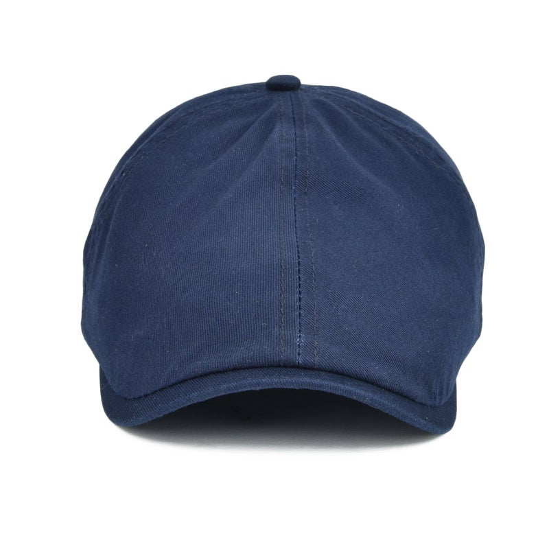 VOBOOM Cotton Washing Flat Cap Cabbie Hat Gatsby Ivy Irish Hunting Newsboy (Navy) - Image 2